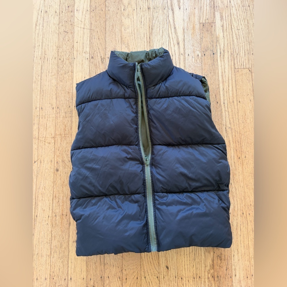 Steve Madden puffy vest reversible 2000’s